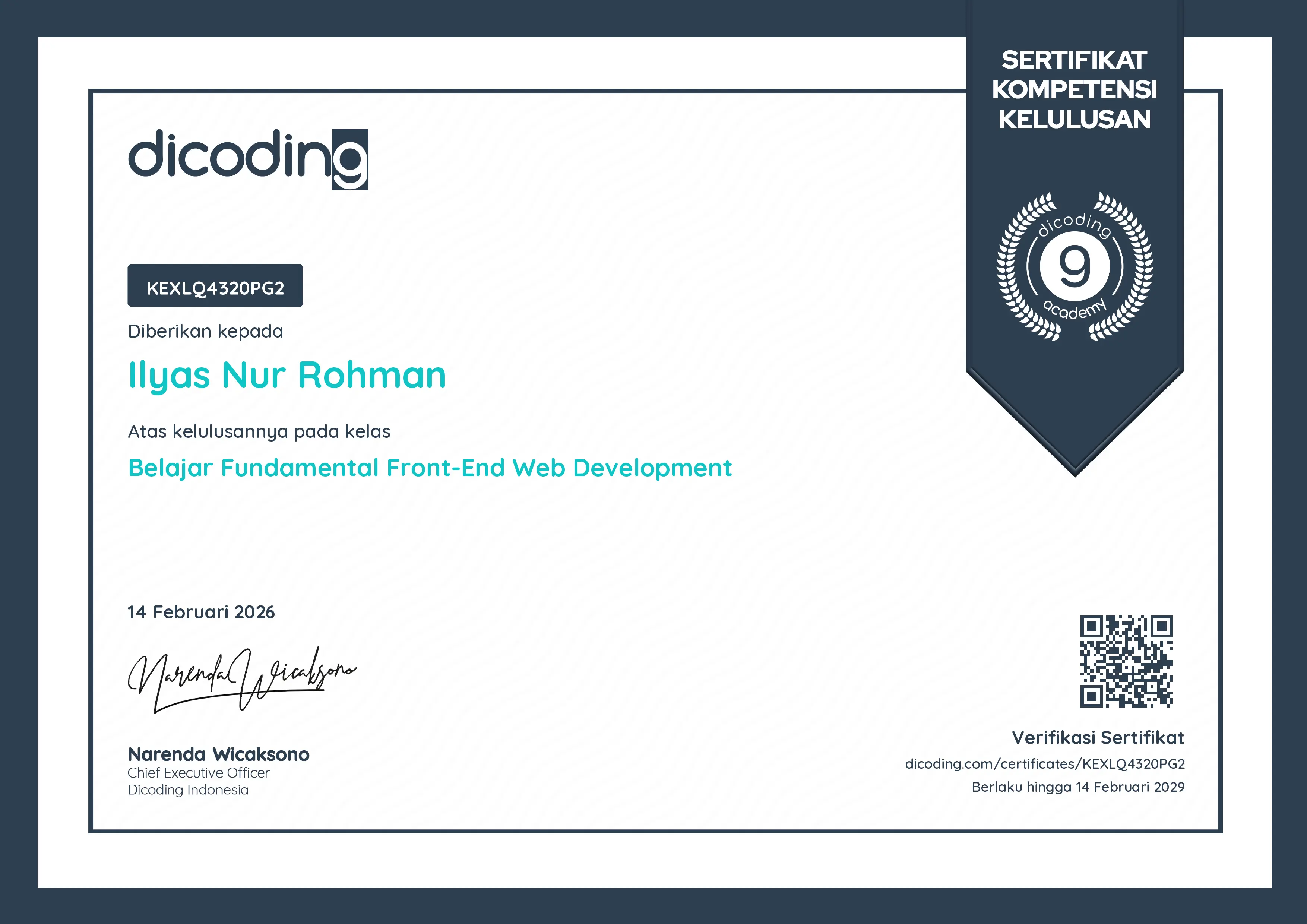 Certificate 4